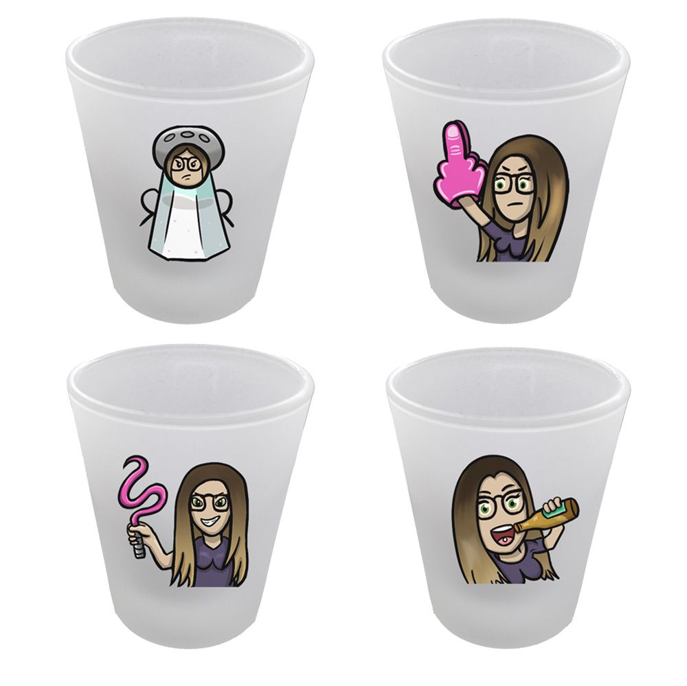 MissSalty Schnapsglas - 4er Set